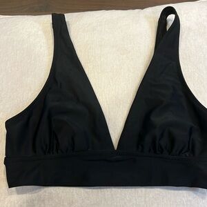 Aerie Black Bikini Top Size Med